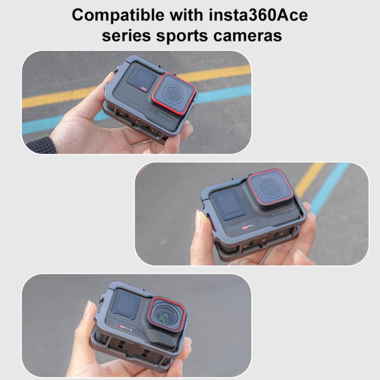 For Insta360 Ace Pro 2 Metal Protective Cage Adapter Frame - free shipping - PMC TechLife - Order now!