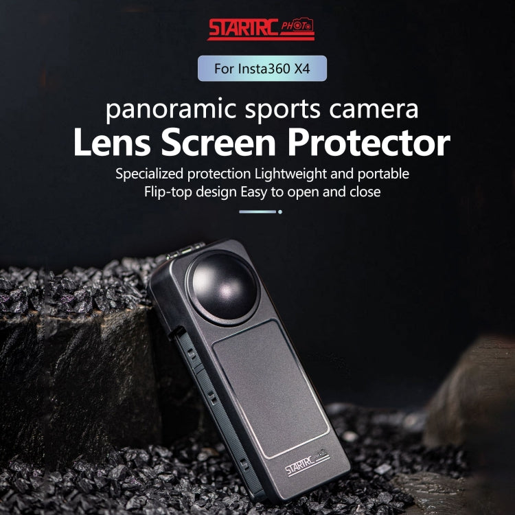 For Insta360 X5 / X4 Screen Lens Protective Cover (Black) - free shipping - PMc TechLife - Order now!