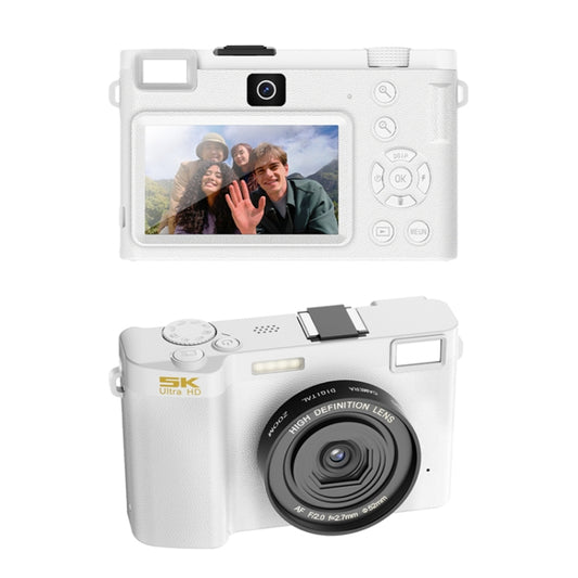 HDC-F01 3.0 inch 5K UHD Photography Digital Camera SLR Camera (White) - Children Cameras by PMC Jewellery | Online Shopping South Africa | PMC Jewellery | Buy Now Pay Later Mobicred