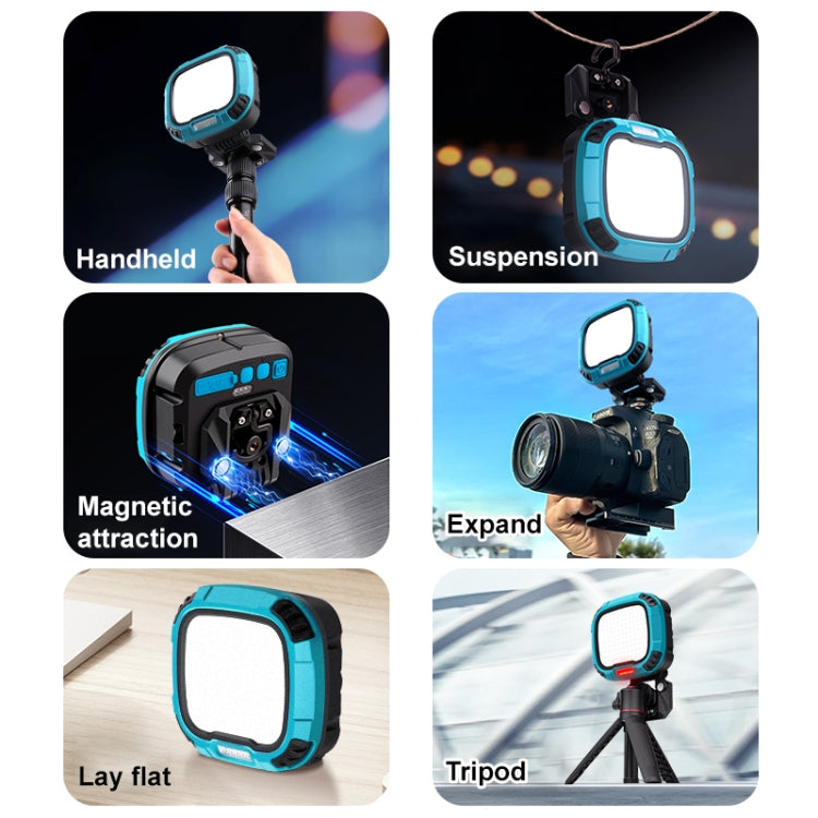 136 LEDs 28W Waterproof LED Work Light Photography Fill Light (Blue) -  by PMC TechLife | Online Shopping South Africa | PMC TechLife | Buy Now Pay Later Mobicred