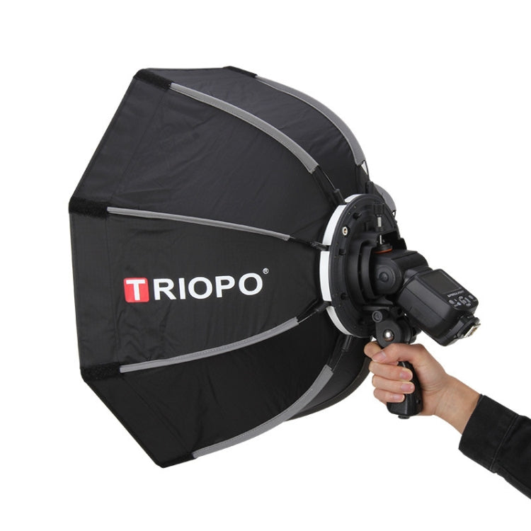 TRIOPO KS90 90cm Dome Speedlite Flash Octagon Parabolic Softbox Diffuser with Bracket Mount Handle for Speedlite - free shipping - PMC TechLife - Order now!