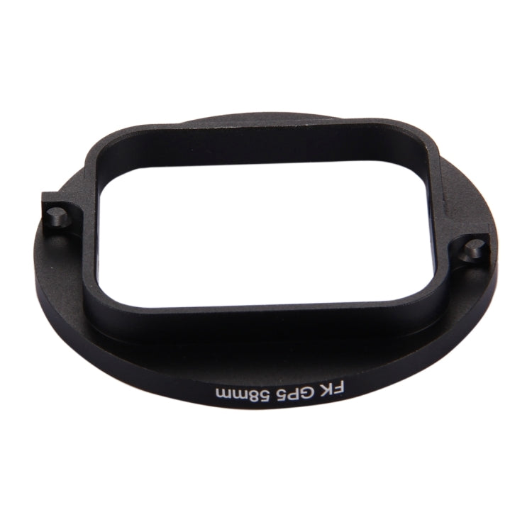 58mm 3 in 1 Round Circle UV Lens Filter with Cap for GoPro HERO7 Black/6 /5 - Lens Filter by JSR | Online Shopping South Africa | PMC Jewellery | Buy Now Pay Later Mobicred