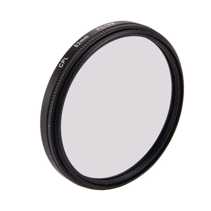 52mm 3 in 1 Round Circle CPL Lens Filter with Cap for GoPro HERO7 Black/6 /5 - Lens Filter by JSR | Online Shopping South Africa | PMC Jewellery | Buy Now Pay Later Mobicred