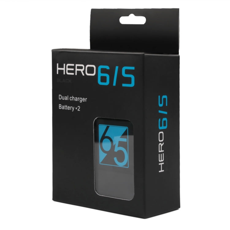 Dual Batteries Charger with USB-C / Type-C Cable for GoPro HERO6 /5 - Charger by PMC TechLife | Online Shopping South Africa | PMC TechLife | Buy Now Pay Later Mobicred