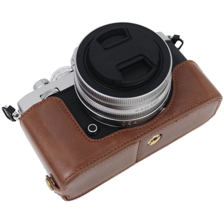 1/4 inch Thread PU Leather Camera Half Case Base for Nikon Z fc (Black) - Half Case by PMC TechLife | Online Shopping South Africa | PMC TechLife | Buy Now Pay Later Mobicred