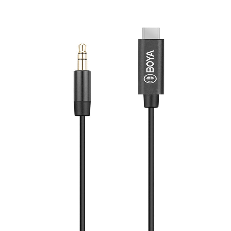 BOYA BY-K2 Type-C to 3.5mm TRS Male Extension Cable - Video & Audio Cable by BOYA | Online Shopping South Africa | PMC Jewellery | Buy Now Pay Later Mobicred