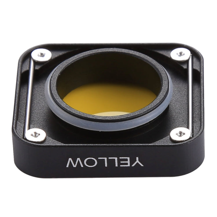 Snap-on Color Lens Filter for GoPro HERO6 /5(Yellow) - Lens Filter by PMC Jewellery | Online Shopping South Africa | PMC Jewellery | Buy Now Pay Later Mobicred