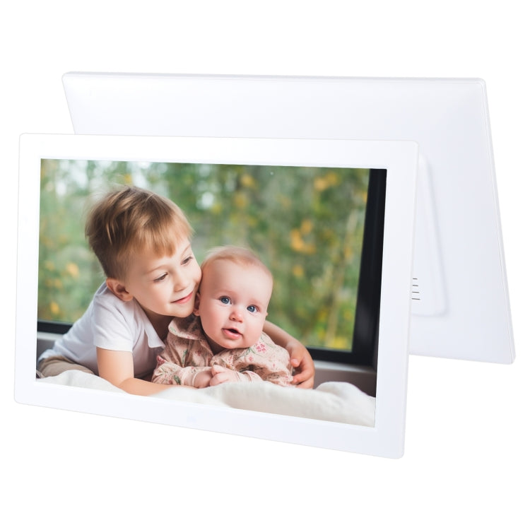 15.4 inch LED Digital Photo Frame with Remote Control, MP3 / MP4 / Movie Player, Support USB / SD Card Input, Built in Stereo Speaker (White) - 11-15 inch by PMC Jewellery | Online Shopping South Africa | PMC Jewellery | Buy Now Pay Later Mobicred