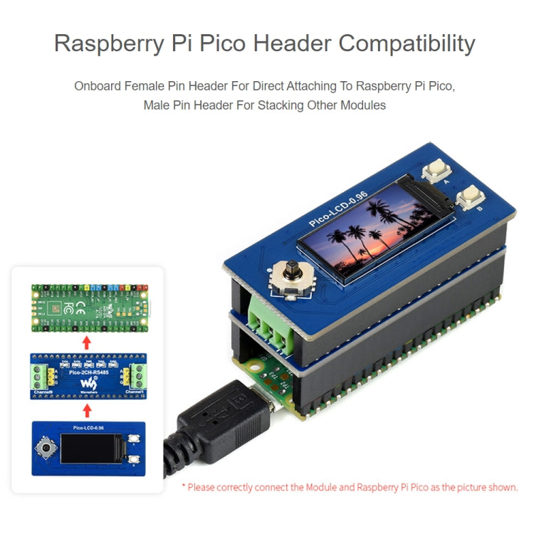 Waveshare 2-Channel RS485 Module for Raspberry Pi Pico, SP3485 Transceiver, UART To RS485 - free shipping - PMC Jewellery - Order now!