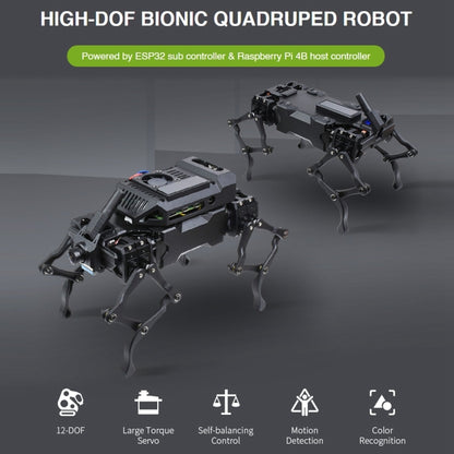 Waveshare WAVEGO 12-DOF Bionic Dog-Like Robot, Extension Pack(US Plug) - Robotics Accessories by WAVESHARE | Online Shopping South Africa | PMC Jewellery | Buy Now Pay Later Mobicred