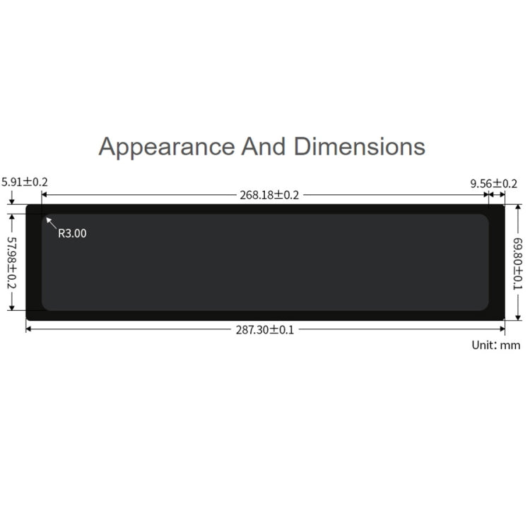 WAVESHARE 11.9 inch Capacitive Touch Display For Raspberry Pi, 320 x 1480, IPS, DSI Interface - LCD & LED Display Module by WAVESHARE | Online Shopping South Africa | PMC Jewellery | Buy Now Pay Later Mobicred