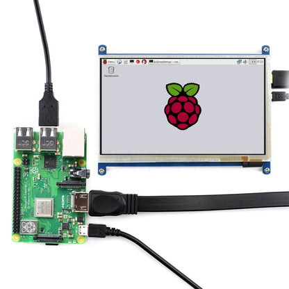 WAVESHARE 7 Inch HDMI LCD (B) 800×480 Touch Screen  for Raspberry Pi - LCD & LED Display Module by PMC Jewellery | Online Shopping South Africa | PMC Jewellery | Buy Now Pay Later Mobicred