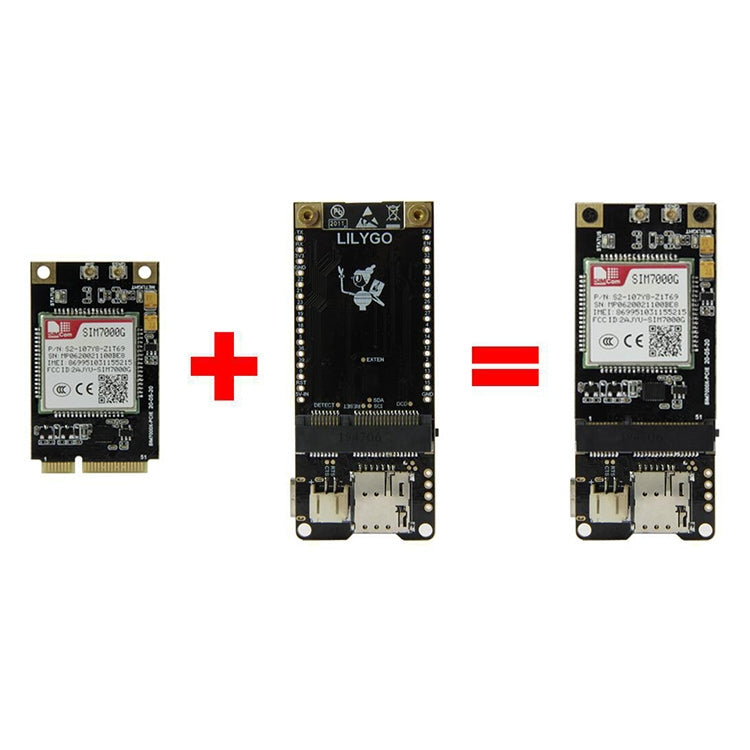 TTGO T-PCIE ESP32-WROVER-B AXP192 Chip WiFi Bluetooth Nano Card SIM Series Module Hardware Composable Development Board, SIM7600E-PCIE - Module by TTGO | Online Shopping South Africa | PMC Jewellery | Buy Now Pay Later Mobicred