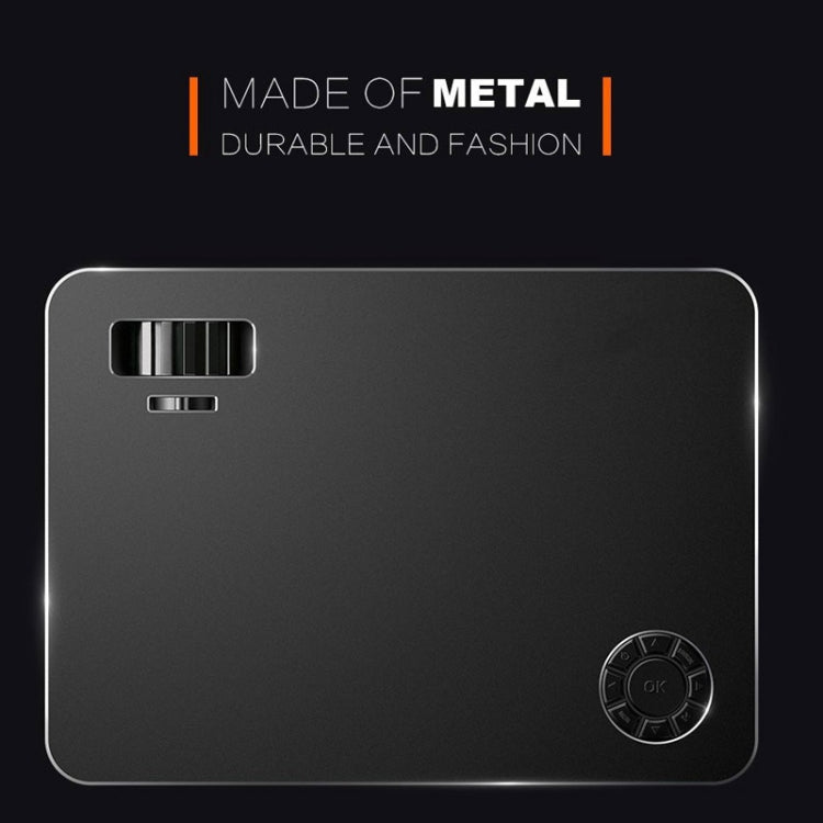 Wejoy L2 300ANSI Lumens 5.8 inch LCD Technology HD 1280*768 pixel Projector with Remote Control,  VGA, HDMI(Black) - Mini Projector by WEJOY | Online Shopping South Africa | PMC TechLife | Buy Now Pay Later Mobicred