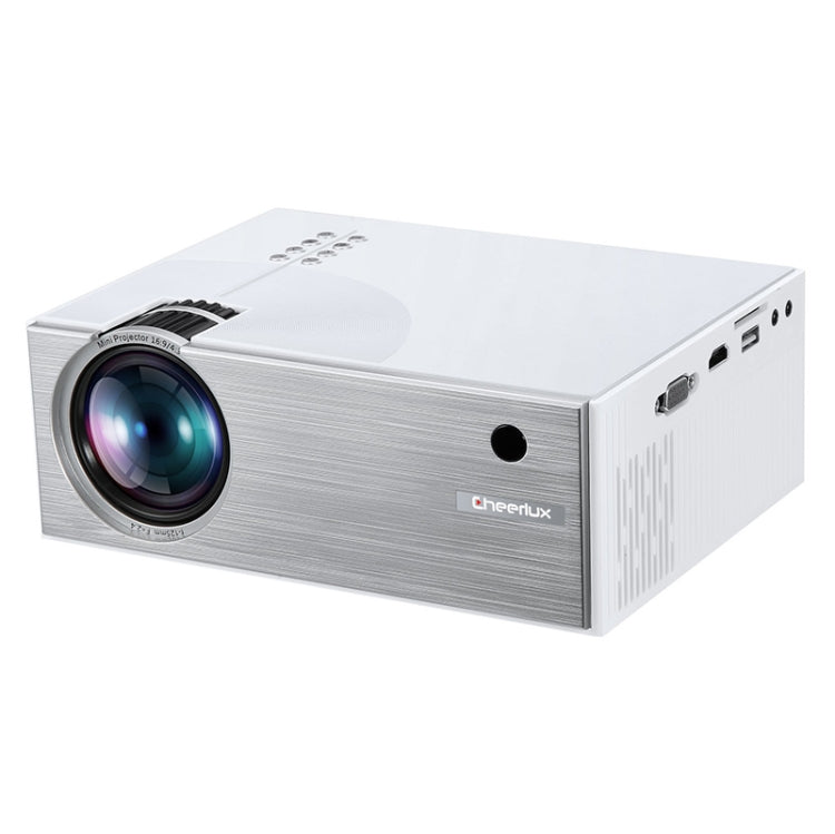 Cheerlux C7 1800 Lumens 800 x 480 720P 1080P HD WiFi Smart Projector, Support HDMI / USB / VGA / AV(White) - LED Projector by Cheerlux | Online Shopping South Africa | PMC Jewellery | Buy Now Pay Later Mobicred