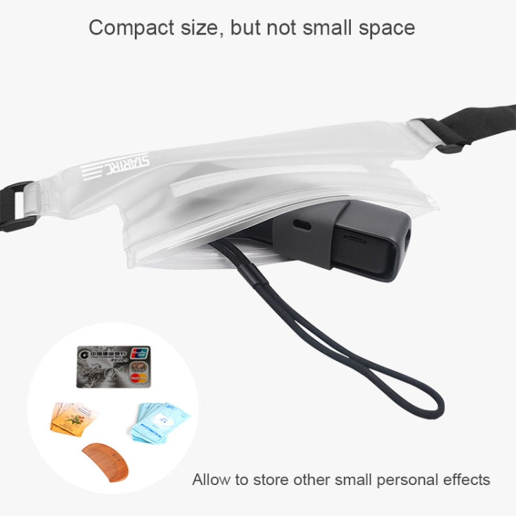 STARTRC Portable Frosted Transparent Waterproof Waist Pack Storage Bag for DJI Osmo Pocket / Action - Case & Bags by STARTRC | Online Shopping South Africa | PMC Jewellery | Buy Now Pay Later Mobicred