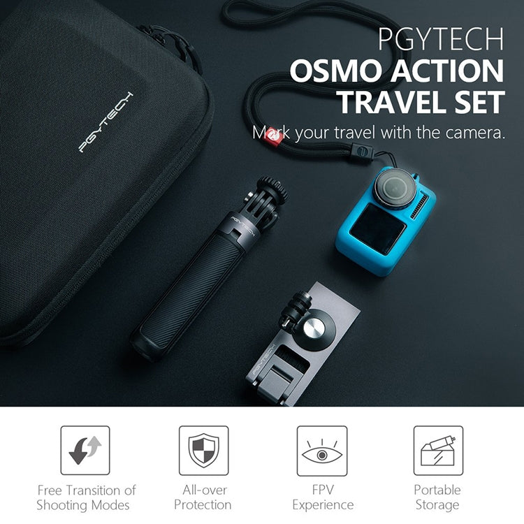 PGYTECH P-11B-027 Tripod Backpack Clip Storage Bag Travel Kit for DJI Osmo Action - free shipping - PMC TechLife - Order now!