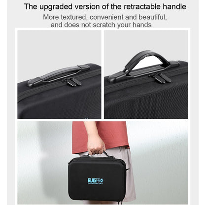 RUIGPRO For DJI Mavic Air 2 Portable EVA Shoulder Storage Bag Protective Case Box (Black) - Backpacks & Bags by RUIGPRO | Online Shopping South Africa | PMC Jewellery | Buy Now Pay Later Mobicred