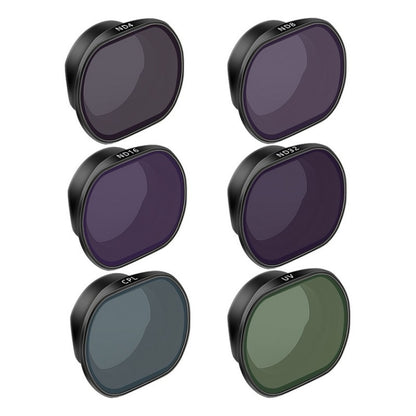 RCSTQ 6 in 1 ND4+ND8+ND16+ND32+UV+CPL Drone Lens Filter for DJI FPV - Lens Accessories by RCSTQ | Online Shopping South Africa | PMC Jewellery | Buy Now Pay Later Mobicred