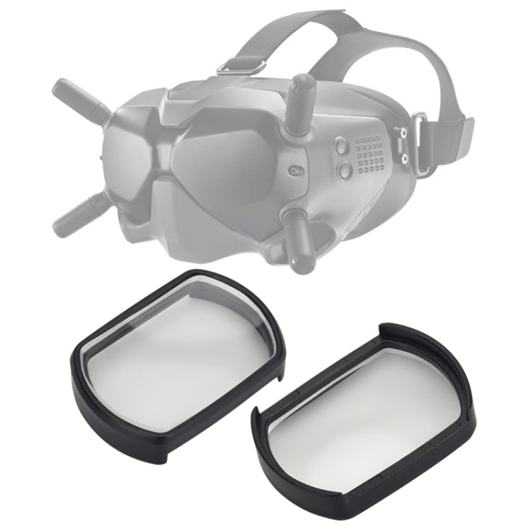 RCSTQ 2 PCS 450 Degree Myopia Glasses Lens Vision Correction Aspherical Lens for DJI FPV Goggles V2 - Lens Accessories by RCSTQ | Online Shopping South Africa | PMC TechLife | Buy Now Pay Later Mobicred