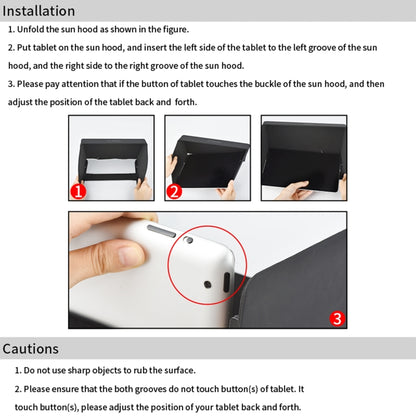 STARTRC Tablet PC Foldable Controller Sunshade for DJI FPV / Mavic Mini / Air / Air 2 / Air 2S / Mini 2 / Phantom 3 / Phantom 4 - Lens Hood by STARTRC | Online Shopping South Africa | PMC Jewellery | Buy Now Pay Later Mobicred