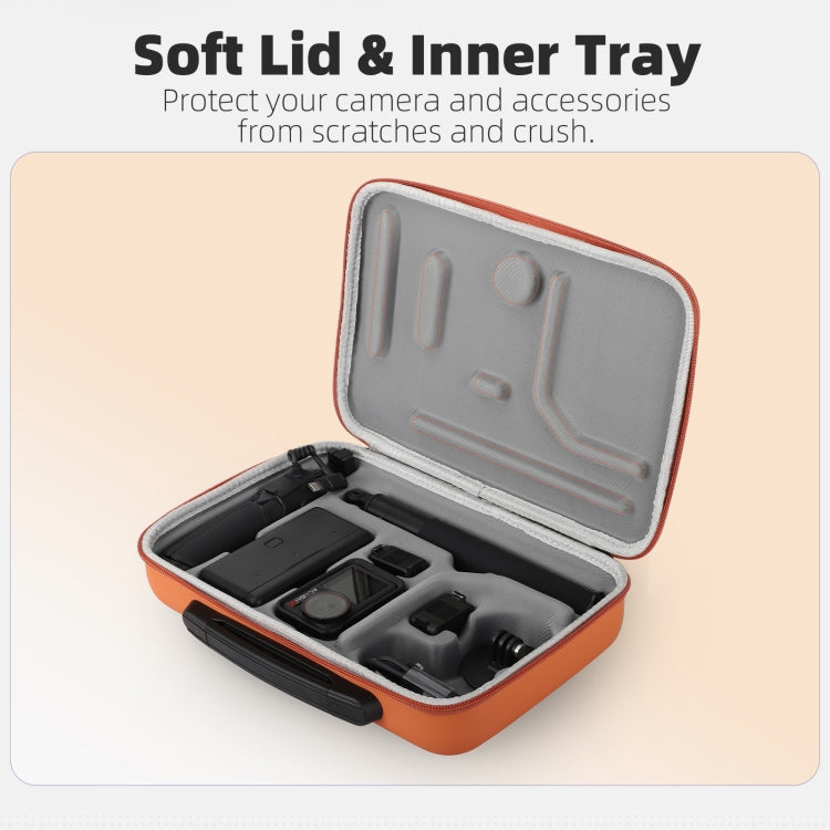 For DJI Osmo Action 5 Pro / 4 / 3 Sunnylife Portable Carrying Case Adventure Combo Bag (Black) - free shipping - PMC TechLife - Order now!