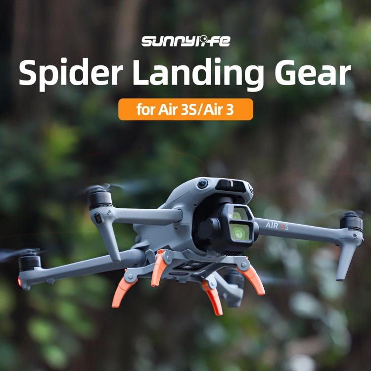 For DJI Air 3S / 3 Sunnylife Landing Gear Extensions Heightened Spider Gears Support Leg (Grey) - free shipping - PMC TechLife - Order now!
