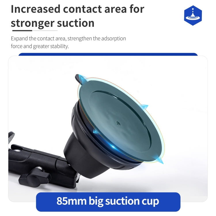 For DJI OSMO Pocket 3 STARTRC Suction Cup Holder Expansion Adapter Bracket (Black) - free shipping - PMC TechLife - Order now!