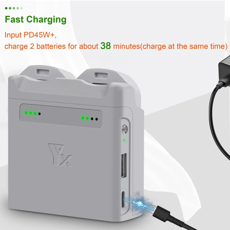For DJI Neo XY 2-Channel Battery Charger Battery Charge Manager (Grey) - free shipping - PMC TechLife - Order now!