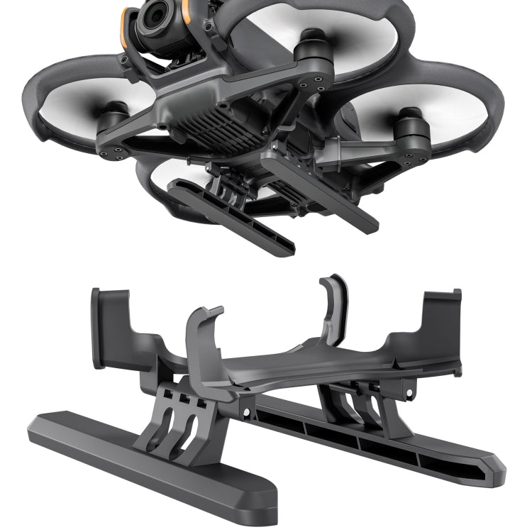 For DJI AVATA 2 STARTRC Folding Heightened Landing Gear Training Rack (Black) - Other by STARTRC | Online Shopping South Africa | PMC TechLife | Buy Now Pay Later Mobicred