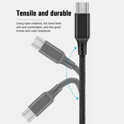 STARTRC For DJI FPV Goggles Type-C / USB-C to Type-C / USB-C Elbow Dual-way Transmission Data Cable, Length: 1.2m(Black) -  by STARTRC | Online Shopping South Africa | PMC Jewellery | Buy Now Pay Later Mobicred