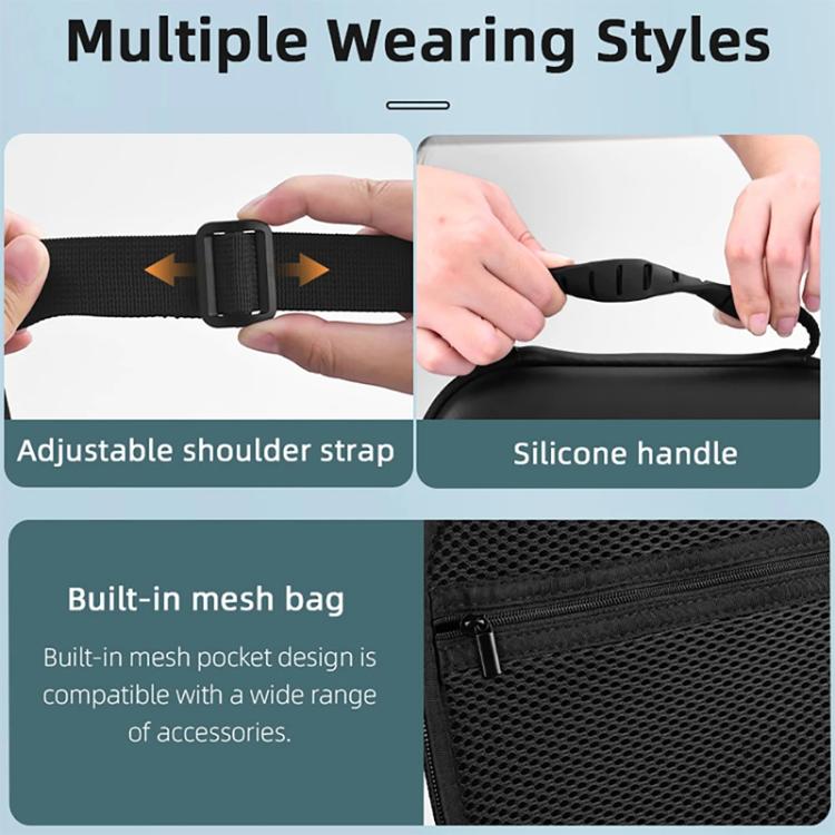 For DJI OSMO Pocket 3 BRDRC Full Set Portable Carrying Case Shoulder Storage Bag (Black) - free shipping - PMC TechLife - Order now!