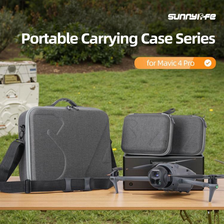 For DJI Mavic 4 Pro Sunnylife Drone Kit Carrying Case Storage Bag (Grey) - free shipping - PMC TechLife - Order now!