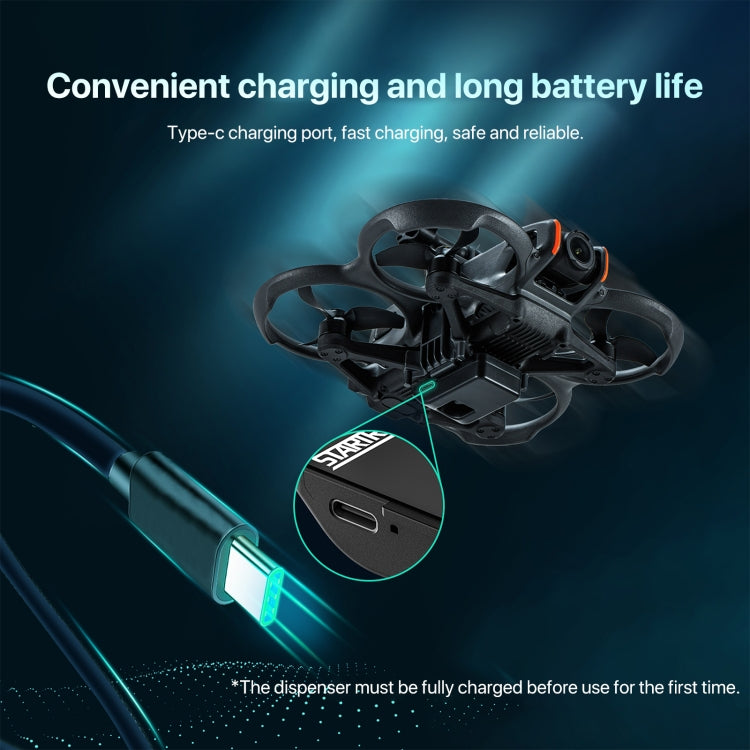 For DJI Avata 2 STARTRC Air-Dropping System Thrower Parabolic (Dark Gray) - free shipping - PMC TechLife - Order now!