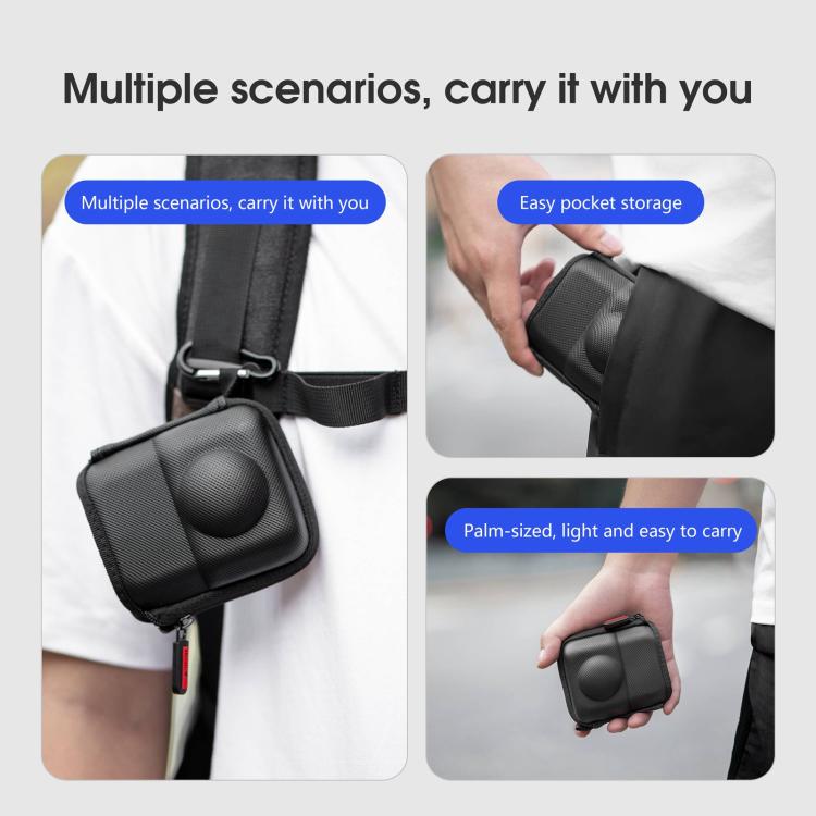 For DJI Osmo 360 STARTRC Mini Portable Lightweight Storage Bag (Black) - free shipping - PMC TechLife - Order now!