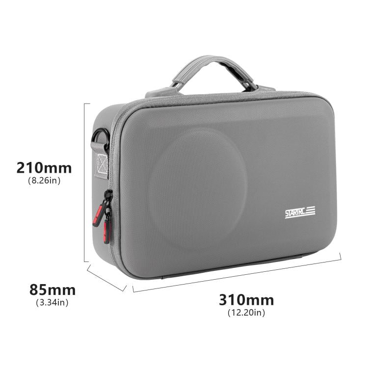 For DJI Osmo 360 STARTRC Full Kit Portable Handbag Shoulder PU Storage Bag (Grey) - free shipping - PMC TechLife - Order now!