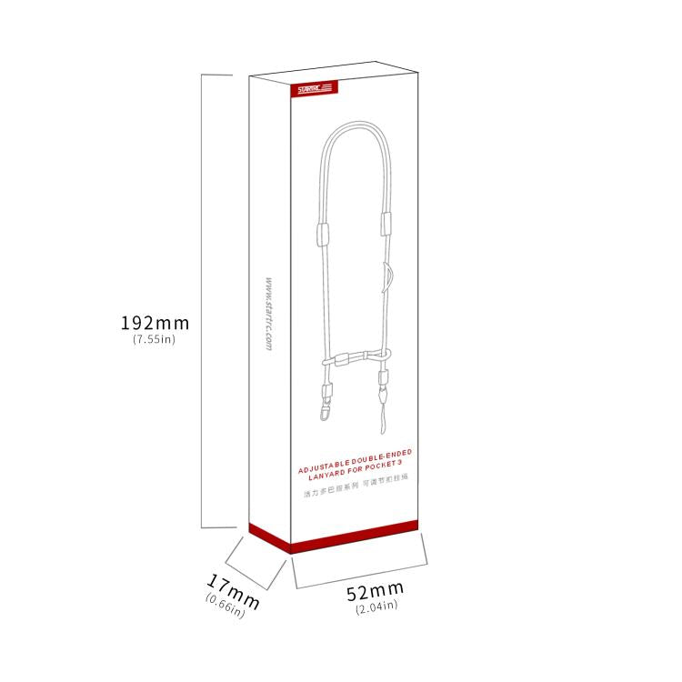 For DJI Pocket 3 STARTRC Adjustable Double-Ended Neck Strap (Yellow) - free shipping - PMC TechLife - Order now!