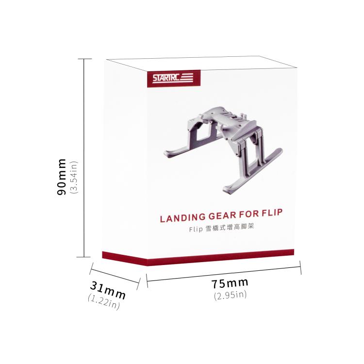 For DJI Flip STARTRC Folding Anti-fall Anti-dirt Heightened Landing Gear Training Rack (Grey) - free shipping - PMc TechLife - Order now!