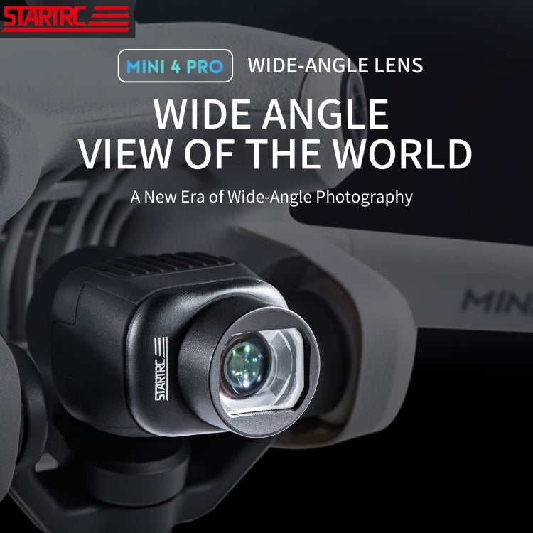 For DJI Mini 4 Pro STARTRC Drone Wide-Angle Lens Filter (Black) - free shipping - PMC TechLife - Order now!