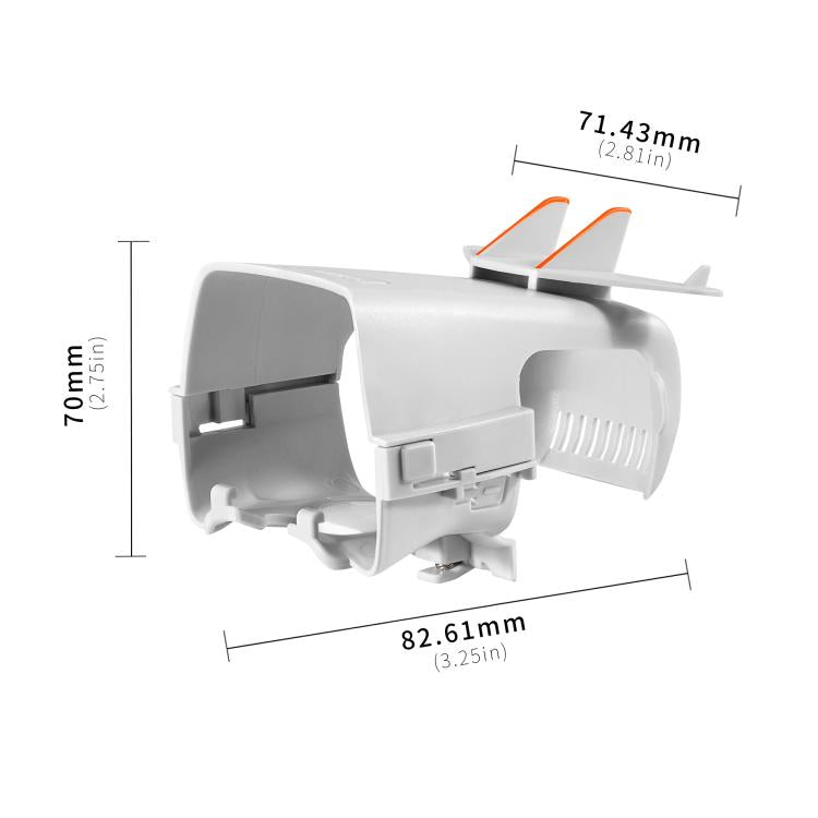For DJI Flip STARTRC Battery Quick-release Flying Tail Cover (Grey) - free shipping - PMC TechLife - Order now!
