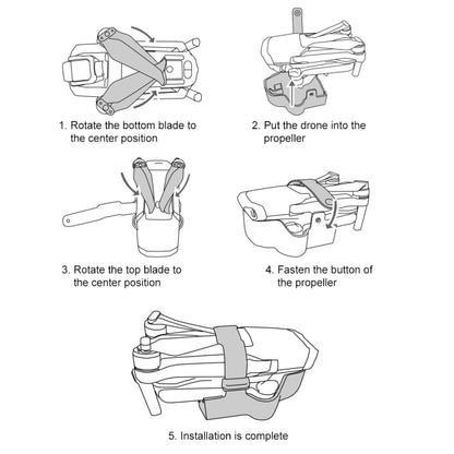 CYNOVA C-MAS-PH-002 Paddle Storage Holder Beam Propeller for DJI Mavic Air 2S - Others by CYNOVA | Online Shopping South Africa | PMC Jewellery | Buy Now Pay Later Mobicred