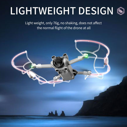 For DJI Mini 3 / Mini 3 Pro STARTRC Drone LED Propeller Protective Guard Anti-collision Ring (Transparent) - Others by STARTRC | Online Shopping South Africa | PMC Jewellery | Buy Now Pay Later Mobicred