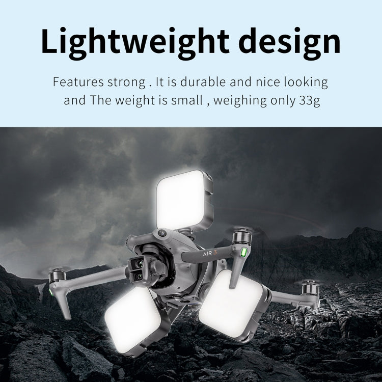 For DJI Air 3 STARTRC Night Navigation Light Speaker Expansion Mount (Grey) - free shipping - PMC TechLife - Order now!