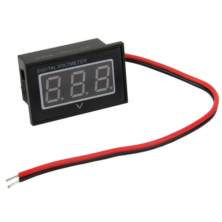 V40D 2 Wires Green Light Display Mini Waterproof IPX4 Digital Voltage Meter, Measure Voltage: DC 15-120V - Current & Voltage Tester by PMC TechLife | Online Shopping South Africa | PMC TechLife | Buy Now Pay Later Mobicred