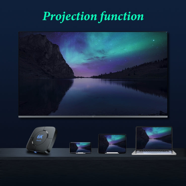 6K UHD Smart TV Box, Android 10.0, Allwinner H616 Quad Core, 2GB+8GB,EU Plug - Allwinner H6 by PMC TechLife | Online Shopping South Africa | PMC TechLife | Buy Now Pay Later Mobicred