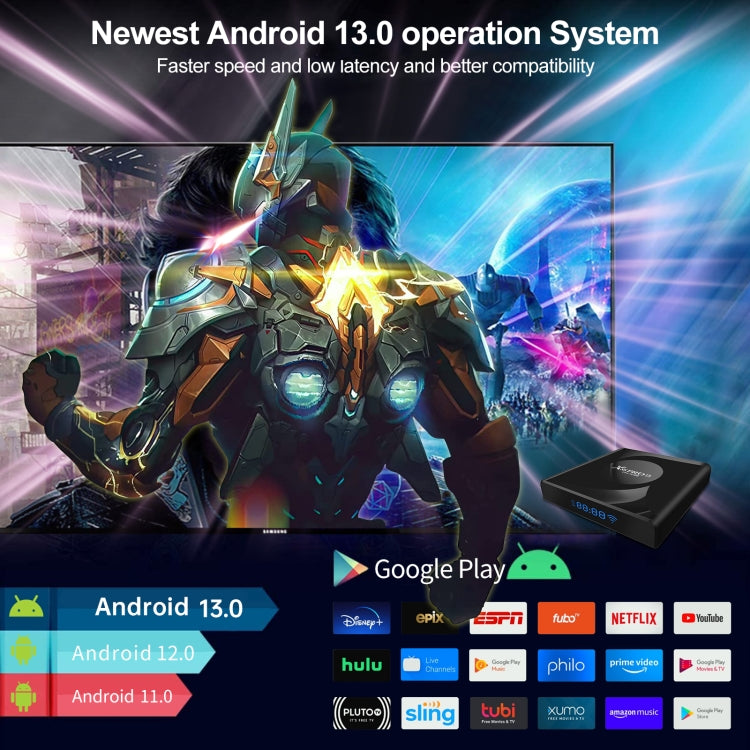 X88 Pro 13 Android 13.0 Smart TV Box with Remote Control, RK3528 Quad-Core, 2GB+16GB (UK Plug) - Others by PMC TechLife | Online Shopping South Africa | PMC TechLife | Buy Now Pay Later Mobicred