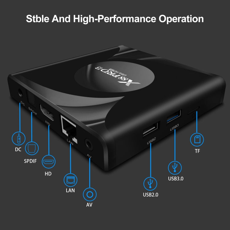 X88 Pro 13 Android 13.0 Smart TV Box with Remote Control, RK3528 Quad-Core, 4G+32GB(UK Plug) - Others by PMC TechLife | Online Shopping South Africa | PMC TechLife | Buy Now Pay Later Mobicred
