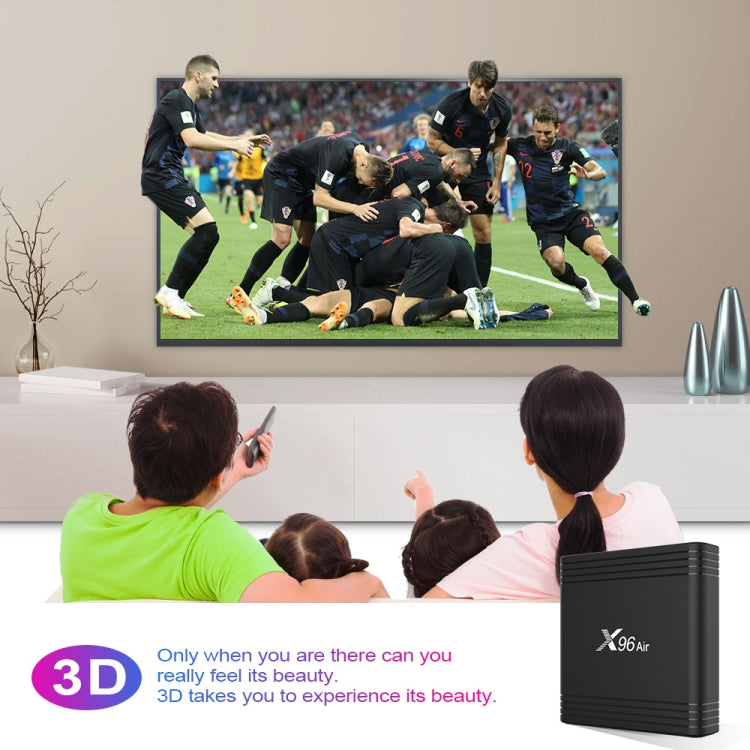 X96 Air 8K Smart TV BOX Android 9.0 Media Player with Remote Control, Quad-core Amlogic S905X3, RAM: 4GB, ROM: 32GB, Dual Band WiFi, Bluetooth, AU Plug - Amlogic S905 by PMC TechLife | Online Shopping South Africa | PMC TechLife | Buy Now Pay Later Mobicred