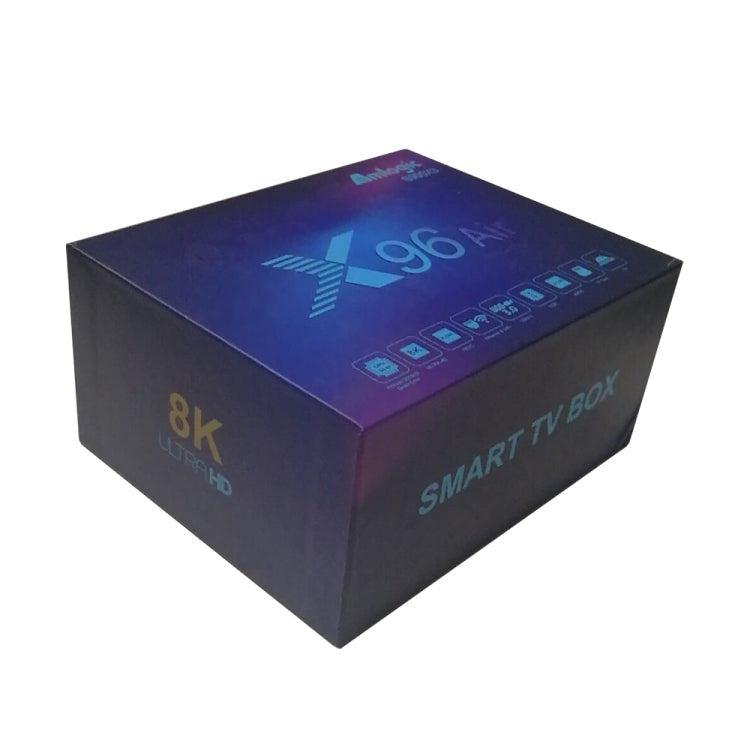 X96 Air 8K Smart TV BOX Android 9.0 Media Player with Remote Control, Quad-core Amlogic S905X3, RAM: 4GB, ROM: 32GB, Dual Band WiFi, Bluetooth, AU Plug - Amlogic S905 by PMC TechLife | Online Shopping South Africa | PMC TechLife | Buy Now Pay Later Mobicred