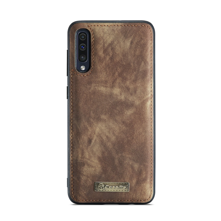 CaseFor Samsung Galaxy A70 CaseMe-008 Detachable Multifunctional Flip Leather Phone Case(Brown) - Galaxy Phone Cases by CaseMe | Online Shopping South Africa | PMC Jewellery | Buy Now Pay Later Mobicred